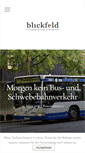 Mobile Screenshot of blickfeld-wuppertal.de